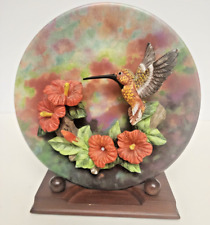 Antique Hand Painted Collectible Porcelain Hummingbird 3D 7