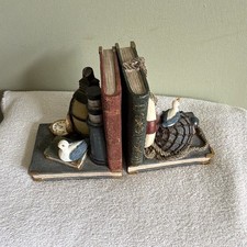 Heritage Mint Ltd Nautical Resin Bookends Seagull Lighthouse Buoy Non-Slip picture