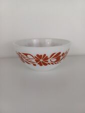 Pyrex nested mixing bowl Floral Banner Rare Australian Pyrex brown picture