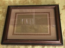 Preowned Vintage Solid Wood Picture Frame 11.75”x 9.75” Easel Back Hang or Stand picture
