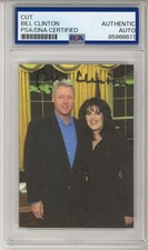 President Bill Clinton SIGNED AUTOGRAPH Monica Lewinsky PSA DNA COA AUTHENTIC picture