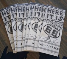 Route 66 Here It Is Map Guide Series Sealed Ghost Town Press 8 Fold-Out Maps Ez picture