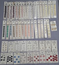 Vintage Antique Buttons Mixed Lot Original Package 300+ Buttons picture