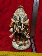 Fitz and Floyd Clairmont Santa Claus Musical Figurine Deck the Halls picture