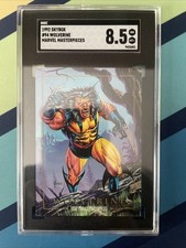 1992 Skybox Marvel Masterpieces #94 Wolverine SGC  8.5 Near Mint picture