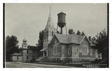 Clara City Minnesota German Reform Church Standard Postcard COPY RPPC picture