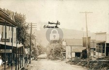 Lower Main Street CHICORA PA Butler County 1908 RPPC Photo Postcard COPY picture