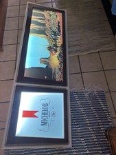 Michelob Beer Vintage Lighted Sign Bar Man Cave Decor picture