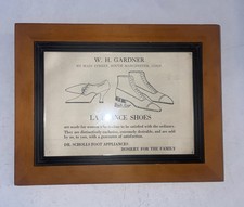 Vintage Framed Advertisement Dr Sholls Foot Appliances La France Shoes picture