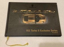 Porsche 911 Turbo S Exclusive Series Exceptional Hardcover Sales Brochure 2017 picture