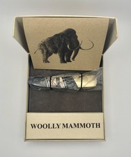 Beautiful Santa Fe STONEWORKS Woolly Mammoth Damascus Steel Pocket Knife picture