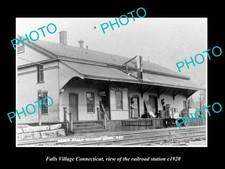 Falls Village Connecticut The Railroad Depot c1920 Large Historic Old Photo picture