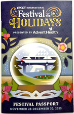 Epcot Festival of the Holidays Passport Booklet Disney World 2025 Quick Ship WDW picture
