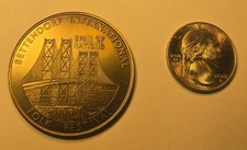 1967-1976 Bettendorf Iowa International Folk Festival 10th Bronze Medal picture