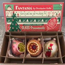 Fantasia by Christopher Radko-Grandma's Own Vintage-Set of 3-Select Edition picture