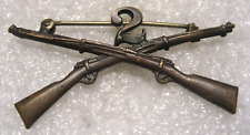 /US Army Officer's Collar Pin 2nd INFANTRY, post ww1- 1930s picture