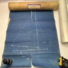 1927 Great Lakes Sail Plan Drawn by the Luedtke Brothers 25” x 18” picture