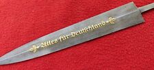 Dedication By Ernst Röhm With Gold Work Damascus Steel German SA Dagger picture
