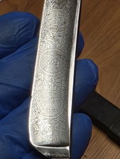 Antique G Baker & Sons The Admirals 50 Straight Razor Box Spanish American War picture