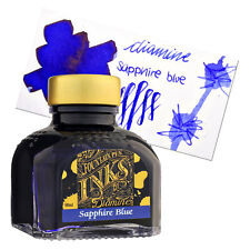 Diamine Sapphire Blue Bottled Ink For Fountain Pens New 80 ml DM-7034 picture