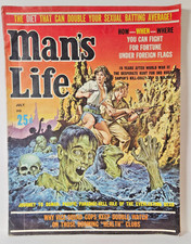 Man's Life July 1962 Horror themed Zombie cover picture