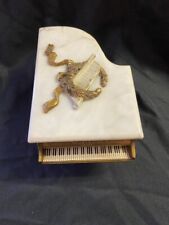Vintage Ornate Thorens Brass marble grand piano picture