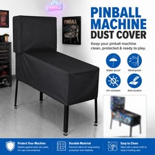 1x Pinball Machine Dust Cover Polyester Fabric Widebody Anti-UV Waterproof Black picture