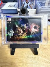 2023 Topps, Star Wars, Chrome Galaxy Night Must Fall /75 Hyper Prizm Refractor picture