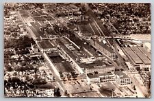 Buick GM Division Factory Flint Michigan Aerial View 1950 Real Photo RPPC picture