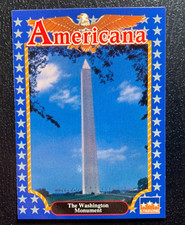 THE WASHINGTON MONUMENT   STARLINE  Americana Trading Card #119  HISTORIC   1992 picture