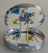 Vintage 1960's Irving W. Rice & Co. Inc MCM Folding Travel Mirror Compact Irice picture