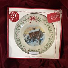 *NEW* Lenox 2019 Annual Holiday Collector Plate 24k Gold Accents Christmas Gift picture