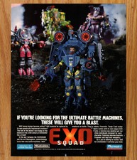 EXO Squad Playmates Toys Cartoon Figure - Video Game Print Ads Poster Promo 1993 picture