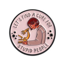 Women in Science Enamel Pins Feminism Brooches Lapel Badges Experimental picture