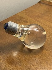 Vintage Mid Century Pop Art Lucite Light Bulb Paperweight Desk Sculpture Retro picture