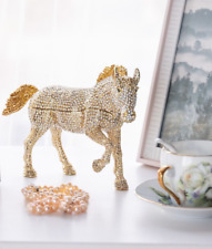 Large horse LIMITED EDITION trinket box  Keren Kopal & Austrian crystals  picture