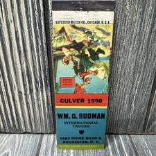 Vintage Baldwin's Pharmacy Rochester NY Culver 2981 Matchbook Advertisement picture
