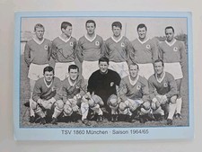 1860 MUNICH 7 x ORIGINAL AUTOGRAPH AUTOGRAPH CARD A6 Season 1964/65 RARE picture