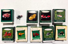 Vintage Hallmark Ornaments MINIATURE KIDDIE CAR CLASSICS #2-10 Series 1996-2004 picture