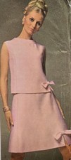 Vtg Simplicity Designer Fashion Pattern 8090, Misses 2 Pc Dress; B34, FF, CUTE picture