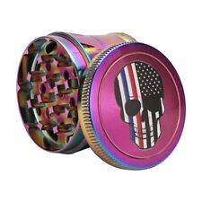 4 Layer Zinc Alloy Herb Grinder 50mm Tobacco Smoke Spice Crusher 1Pc picture