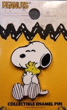 Peanuts NEW * Snoopy and Woodstock Metal Enamel Pin * Lapel Pin Jewelry 1.5-Inch picture