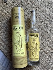 Colonel E.H. Taylor Cured Oak Empty Bottle & Tube Rare - Excellent Condition picture