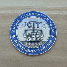 Crisis Intervention Team Alexandria,Virginia Challenge Coin picture