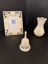 50th GOLDEN WEDDING ANNIVERSARY KEEPSAKES  Lot of 6 Gold Embellished Gifts Decor picture