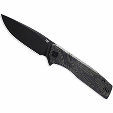 I01 I01 Pocketknife 14C28N Black Ti PVD Stonewashed, G10 Liner Lock Clip picture