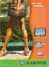 Audiovox Original 2006 Print Ad TV DVD Player Satellite Radio picture