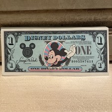 Disney Dollars 1990 Rare, Serial numbers, Sequential picture