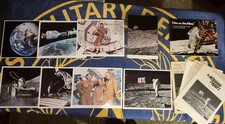Vintage NASA Space Shuttle Collection 7 Lithographs Apollo 11 Skylab Pamphlets picture