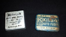 Automotive Parts Tin and Metal Motorcraft Ruler  Vintage Collectible picture